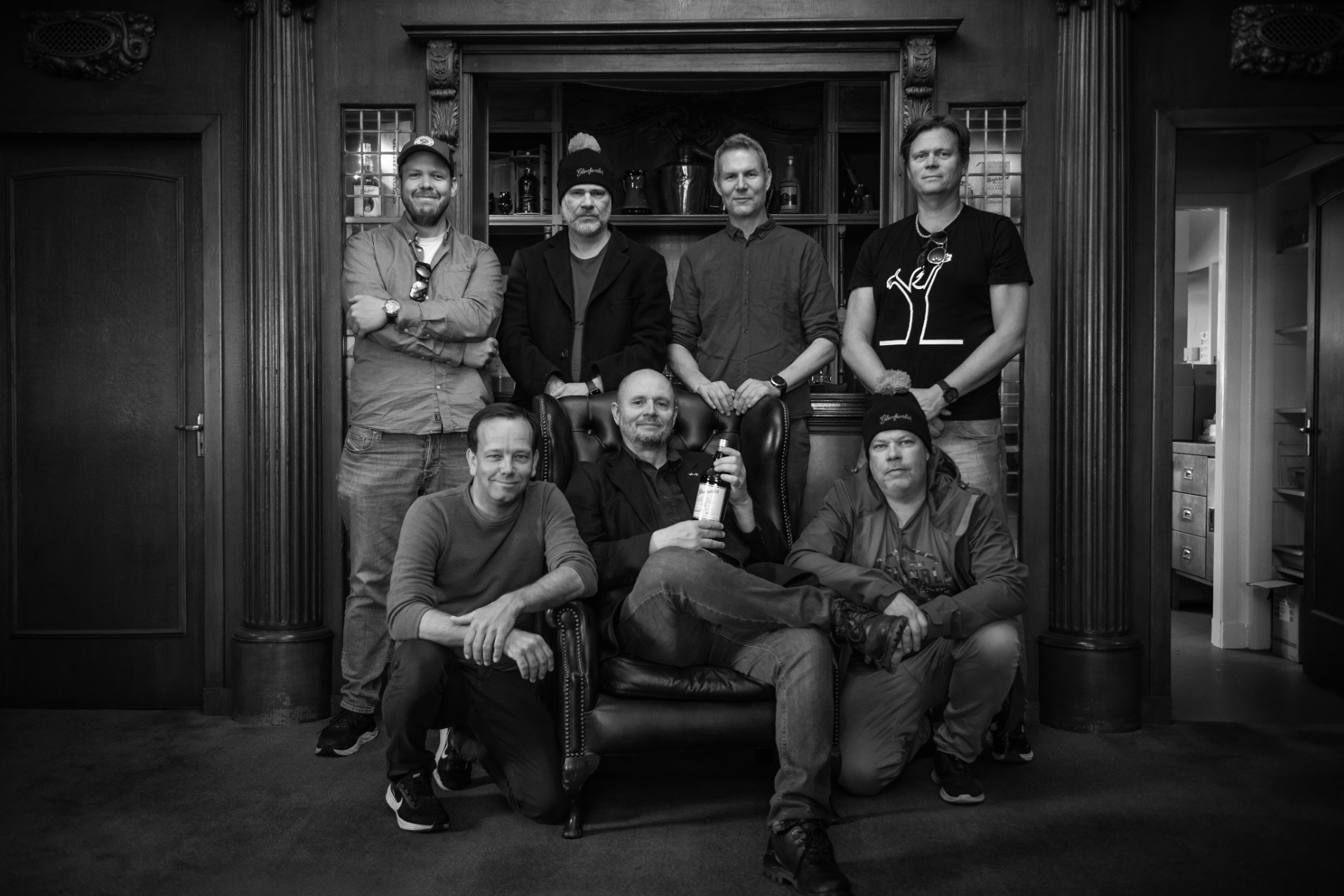 Guttene på besøk hos Glenfarclas